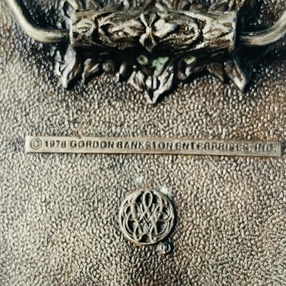 Vintage 1978 Gordon‎ Bankston Belt Buckle